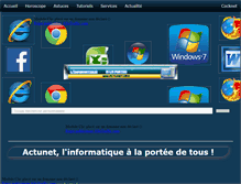 Tablet Screenshot of actunet.org